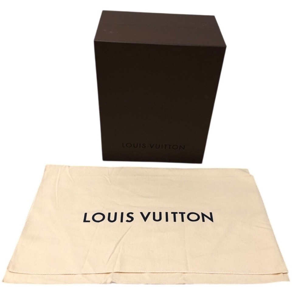 Louis Vuitton Box and Dust Bag Brown Cream Luxury Storage Set 13.5x11.25x7.25